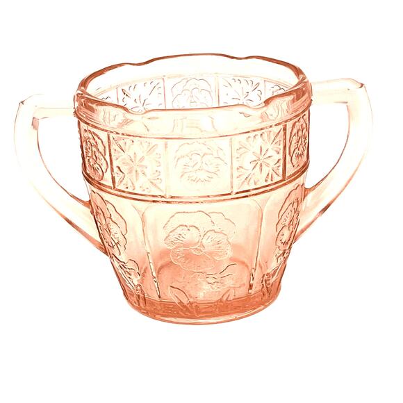 Jeanette Glass Junior Pretty Polly Children's Dinner Party Dish Set COMPLETE - Picture 11 of 13